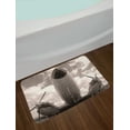 thumbnail image 2 of Vintage Airplane Bath Mat, Turboprop Airplane Nose Close Up View and Cloudy Sky Aviation Historic, Non-Slip Plush Mat Bathroom Kitchen Laundry Room Decor, 29.5 X 17.5 Inches, Sepia White, Ambesonne, 2 of 2