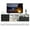 Black, white, variant on Canddidliike Mid-Century Modern TV Stand for TVs up to 65 Inch with Storage Shelves, Cabinet Media Console with Storage for Living Room Bedroom