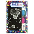 thumbnail image 2 of MeMoi MakIT Color Your Own Floral Crew Sock Marker Kit, One Size, Cat, 2 of 9
