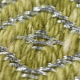 thumbnail image 6 of Addison Rugs Prism 2' x 3' Diamond Flat Weave Wool Accent Rug in Celery Green, 6 of 12
