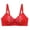 Red, variant on YeJammarp Women's Wireless Bra Embroidery Floral Minimizer Bras for Women Cozy Breathable Seamless Push Up Bra Casual Bras For Women (44/100BC, Red)