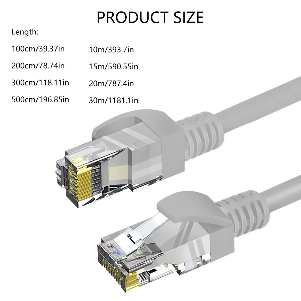 Reliable CAT6 Ethernet Cable Networking Cord for Home Office Gaming Setups