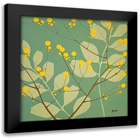 Hafod, Danielle 12x12 Black Modern Framed Museum Art Print Titled - Bobble 1