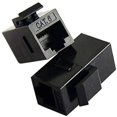 thumbnail image 2 of Yazoeia UTP CAT6 Keystone Coupler RJ45 Female to Female UTP CAT6 Keystone Inline Coupler Black CJC912-23781, 2 of 4
