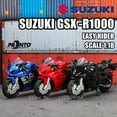 thumbnail image 3 of MSZ 1:18 Suzuki GSX-R1000 YAMAHA YZF-R1 Classic Motorcycle Static Model Alloy Die Casting Car Toy Gifts 1-18 GSX-R1000, 3 of 5