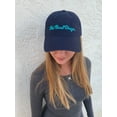 thumbnail image 2 of No Bad Days 6 Panel Twill Cap - Aqua on Navy, 2 of 2