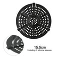 thumbnail image 4 of Air Fryer Replacement Grill Pan Fit Air Fryers Crisper Plate Non-Stick Fry Pan 15.5Cm YIWEI, 4 of 9