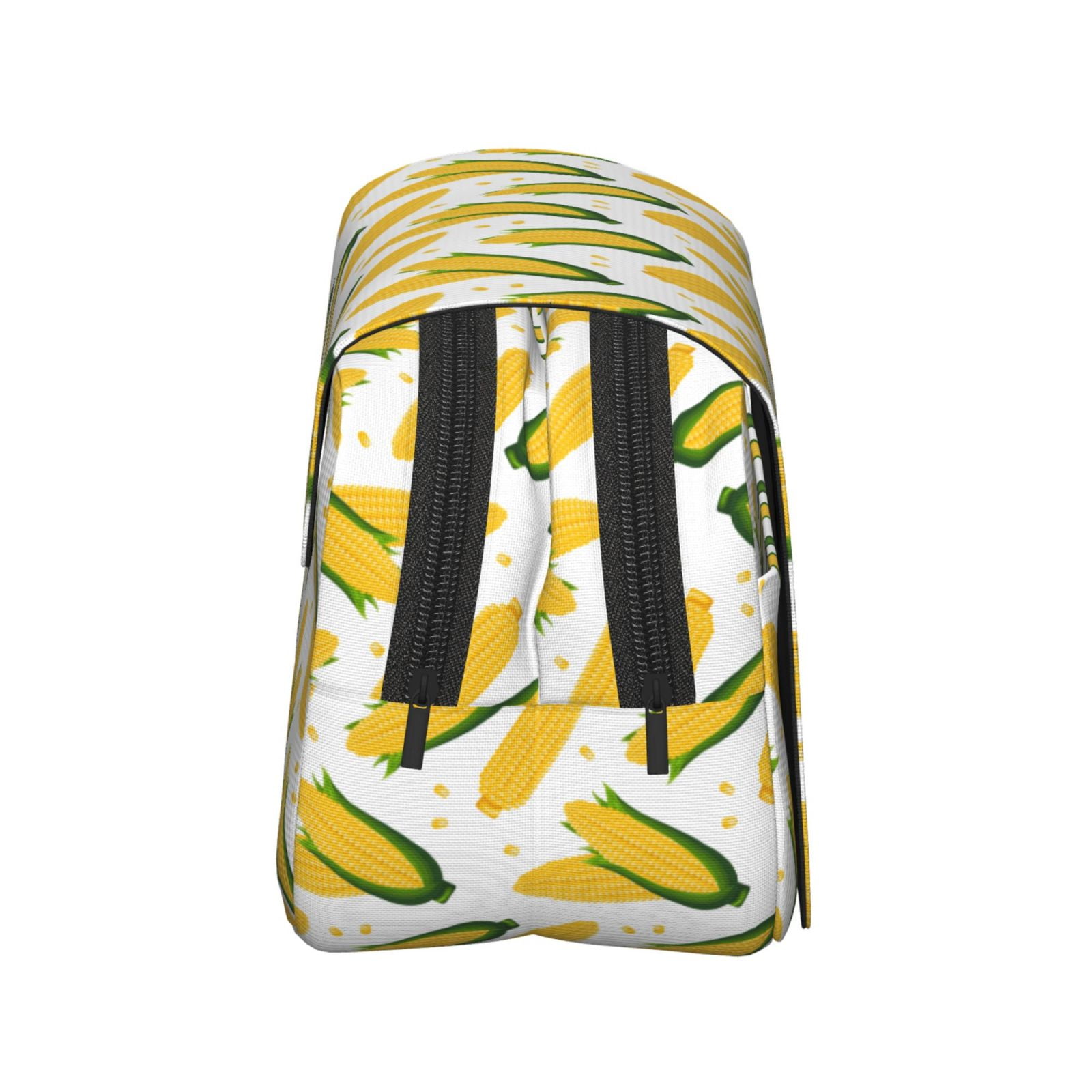 Rateoe Corn On The Cob Pattern Double Clamshell Pen Case, Storage Organizer with Two Zipper Compartments– Holds Up to 50 Pencils & Pens