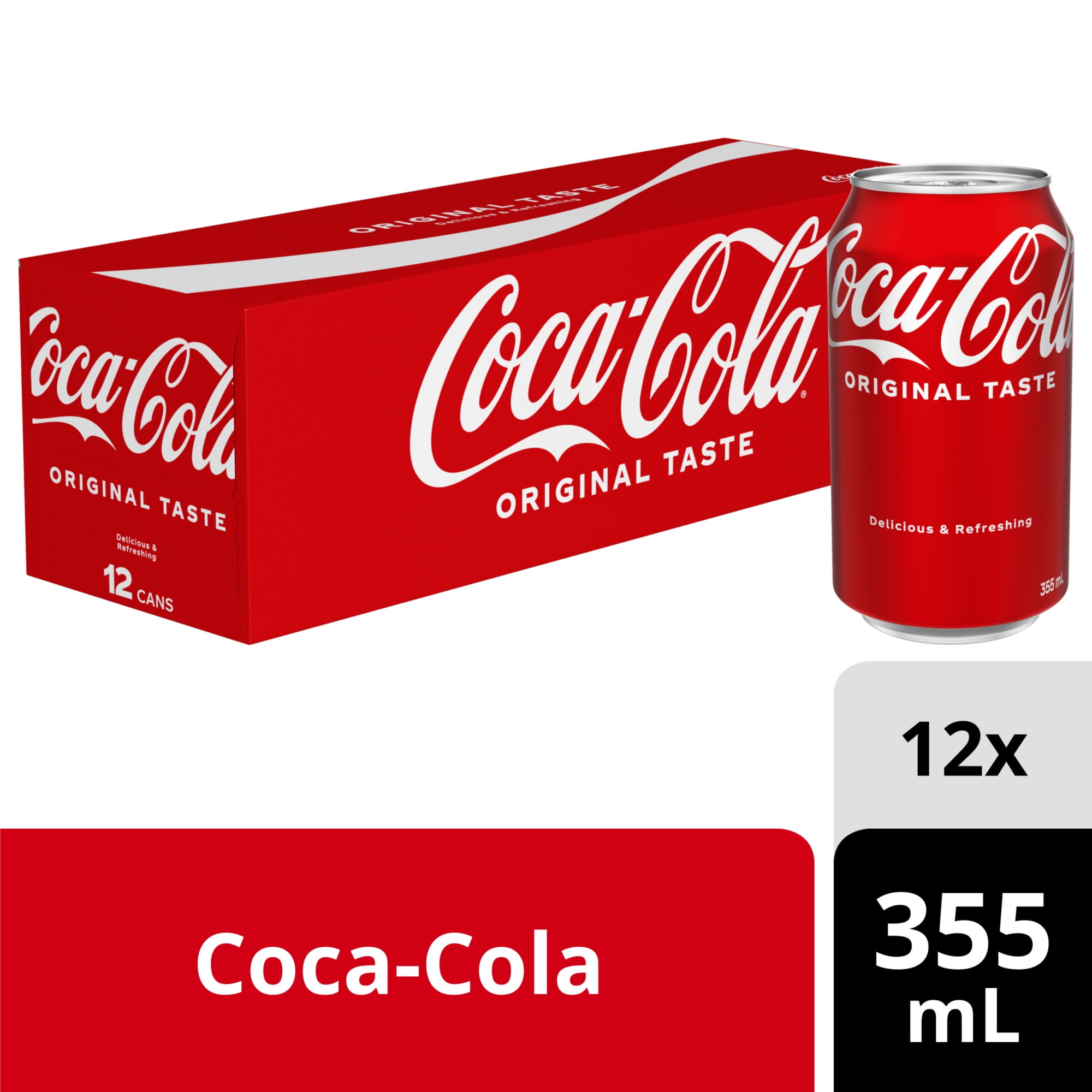 Coca-Cola Fridge Pack Cans, 355 mL, 12 Pack, 12 x 355 mL