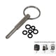 thumbnail image 1 of Tornillos de cabeza ovalada de seguridad abierta, llave de herramienta de reparación de servicio de acero inoxidable 316, magnético TUNC Sencillez, 1 of 5