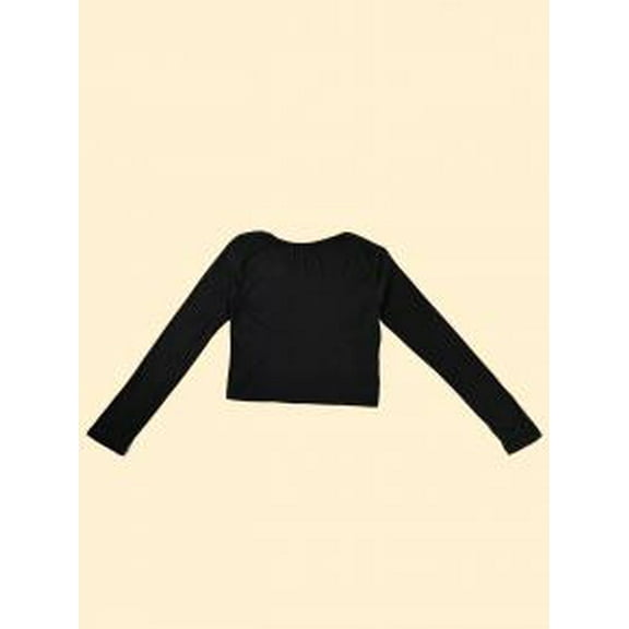 Backless slim long-sleeved top bodysuits