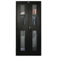 thumbnail image 1 of Hallowell 455C18SV-ME 400 Series Stationary SV Combination Cabinet, 36W in. x 18D in. x 72H in. , 708 Midnight Ebony, Single Tier, Double Safety-View Door, 1-Wide, Knock-down, 1 of 1