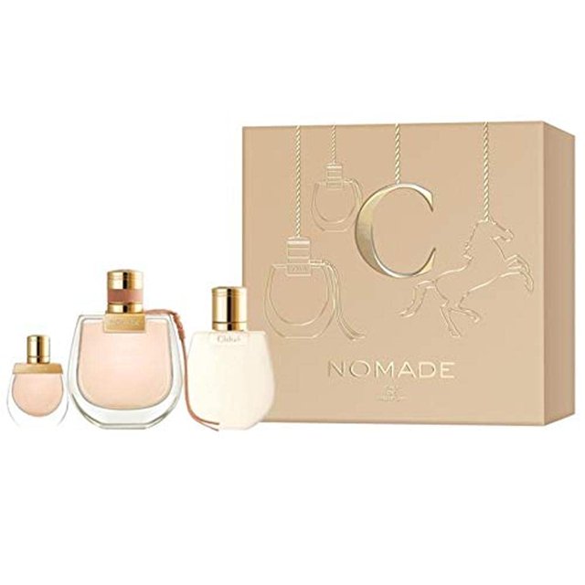Perfume Chloe Nomade Eau de Parfum para mujer 75 ml Juego de 3 piezas