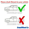 thumbnail image 3 of GrandWheel Co Window Deflectors Smoke Tinted In-Channel Side Window Vent Visor Deflectors Rain Guards Compatible with Tacoma 2005-2015 Double Cab - 4pcs. GW0731, 3 of 9