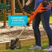 BLACK+DECKER ST8600 5-Amp Corded Electric 13 in String Trimmer, Automatic Feed, Adjustable Handle