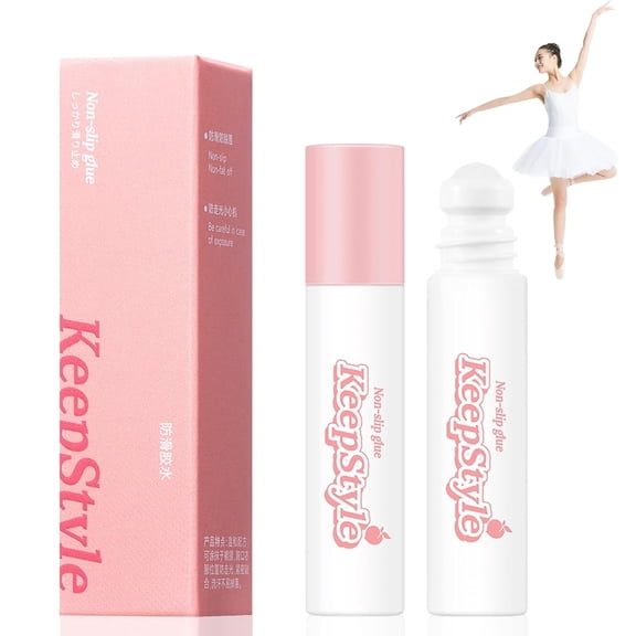 Fixie Body Adhesive - Fusie Body Glue Roll - Invisible, Light, Transparent, Non-Slip Body Adhesive Roller - for Dancers, Socks, Stockings, Leotards, Bras, Wigs, Costumes (1PCS)