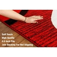 thumbnail image 4 of GLORY RUGS Area Rug 2x3 Red Black Door Mat Modern Swirls Carpet Bedroom Living Room Contemporary Dining Accent Sevilla Collection 4817, 4 of 5