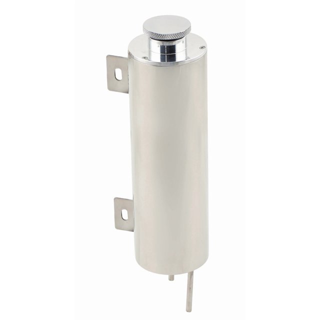 Mr. Gasket Radiator Overflow Tank 9133 3 Inch Diameter x 10 Inch Length; 34 Ounce Capacity; Polished; Stainless Steel