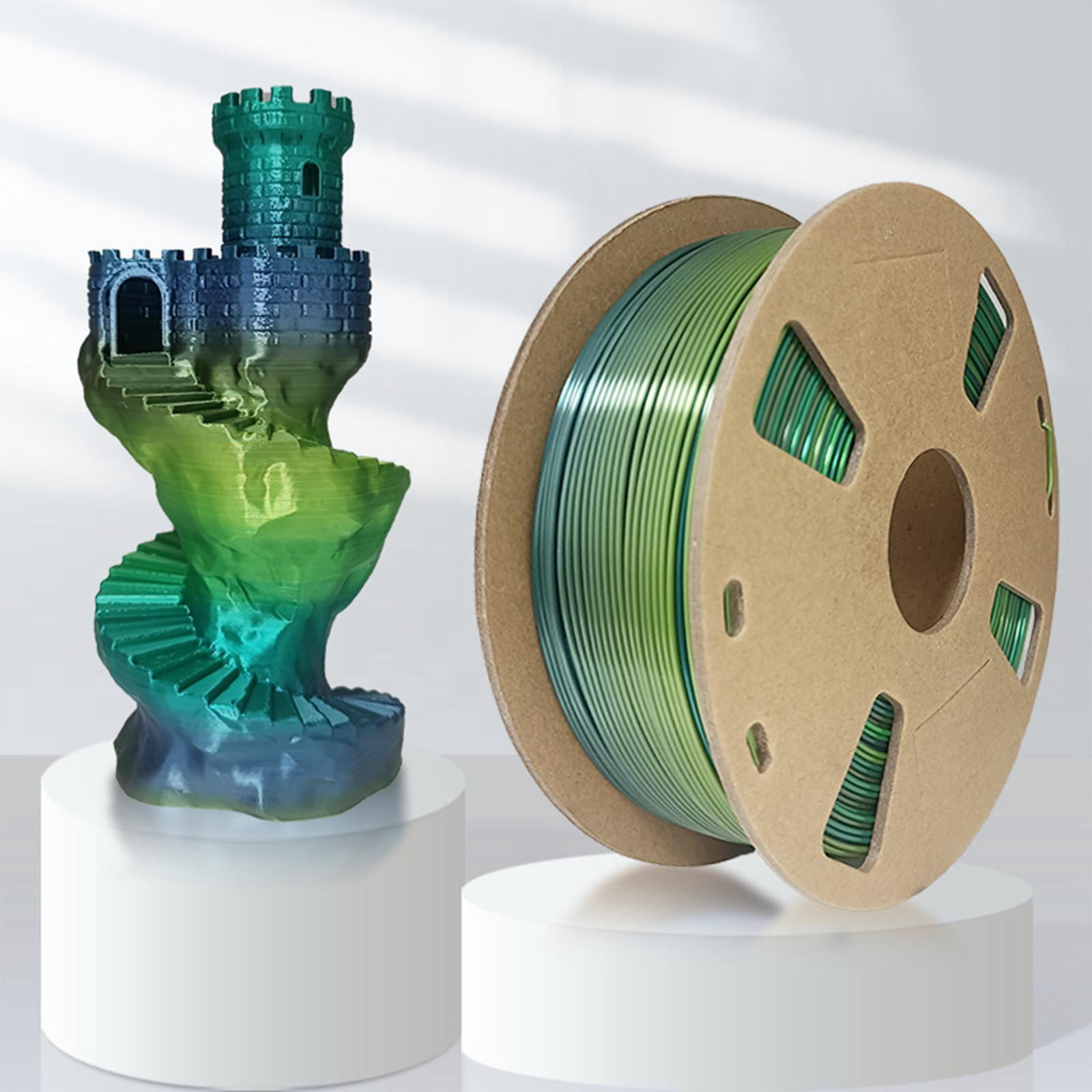 Wzmzjy 3D Printer Filament 1.75 mm Pla Filament Professional Multicolor Accessories 1kg Style B