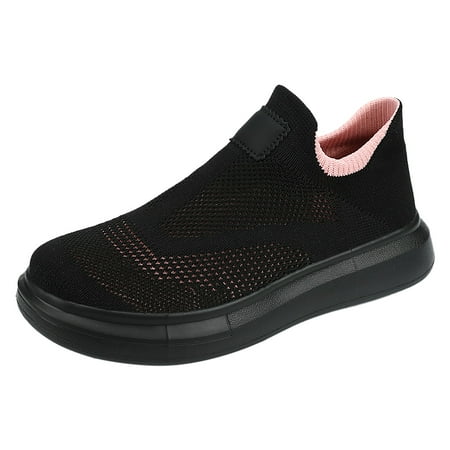 

Sandals Women Comfortable 2022 Spring And Summer Color Blocking Large Outdoor Walking Flying Weaving Mesh Sneakers Shoes For Women Sandals Dressy Black