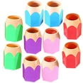 thumbnail image 2 of 40 pcs Pencil Shaped Cups Pencil Organizer Kawaii Pen Holders Desktop Makeup Brush Cups, 2 of 8