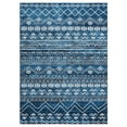 thumbnail image 2 of Geetinfly 9*12FT Super Soft Moroccan Machine Washable Boho Ultra-Thin Anti-Slip Geometric Area Rug, Peacock Blue, for Living Room, Bedroom, Dining Room & Office, 2 of 7