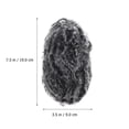 thumbnail image 3 of FELTECHELECTR Hilo grueso de piel sintética para tejer a crochet, hilo esponjoso para crochet (negro), 3 of 7