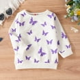 thumbnail image 4 of Durtebeua Toddler Girl Sweatshirt Long Sleeve Sweatshirt Pullover Crewneck Clothes 4-5 Years, 4 of 6