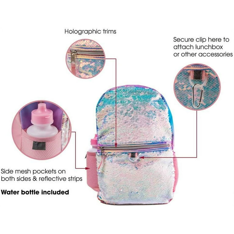 Girls Unicorn Holographic Lunch Box