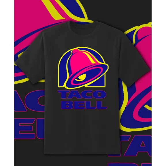 VINTAGE Taco Bell Main Logo shirt 6 Sizes Youth Med- Adult 6XL! Fast Ship!