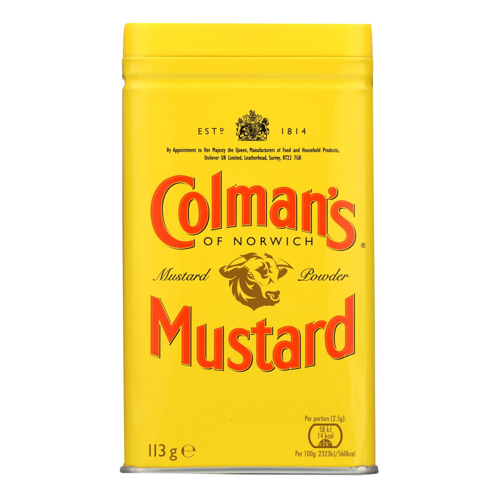 Colman Dry Mustard Powder 4 oz case of 12