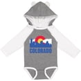 thumbnail image 3 of Inktastic Colorado Flag and Skyline Boys or Girls Long Sleeve Baby Bodysuit, 3 of 5