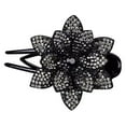 thumbnail image 1 of Pinzas para el pelo con flores de diamantes de imitación pinzas para el pelo con flores de diamantes de imitación pinzas para el pelo curvadas elegantes para mujeres y niñas ANGGREK Otros, 1 of 8