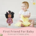thumbnail image 4 of Clearance! 2025 Black Baby Dolls African American Doll Black Dolls 7'', Baby Dolls for 3 Year Old Girls,Soft Doll for Girls Stuffed Plush Doll for Girl, 4 of 6
