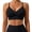 Black#2, variant on Seamless Low Back Bra Wireless Padded Bralette Thin Straps Comfort Halter Backless Bras Beige#2 M