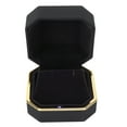 thumbnail image 1 of Ear Stud Box, Gift Display Elegant Ear Stud Storage Box Protective  For Engagement White,Black, 1 of 8