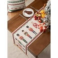 thumbnail image 3 of Fennco Styles Nutcracker Fringe Holiday Table Runner 14" W X 60" L - Multicolored Soldier Print Festive Table Cover for Christmas Décor, Banquet, Family Gathering and Special Events, 3 of 8