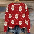 thumbnail image 4 of Favoffer Unisex Kids Christmas Sweatshirt Girls Long Sleeve Hoodie Xmas Pullover Round Neck Casual Tops 5-15Y, 4 of 7