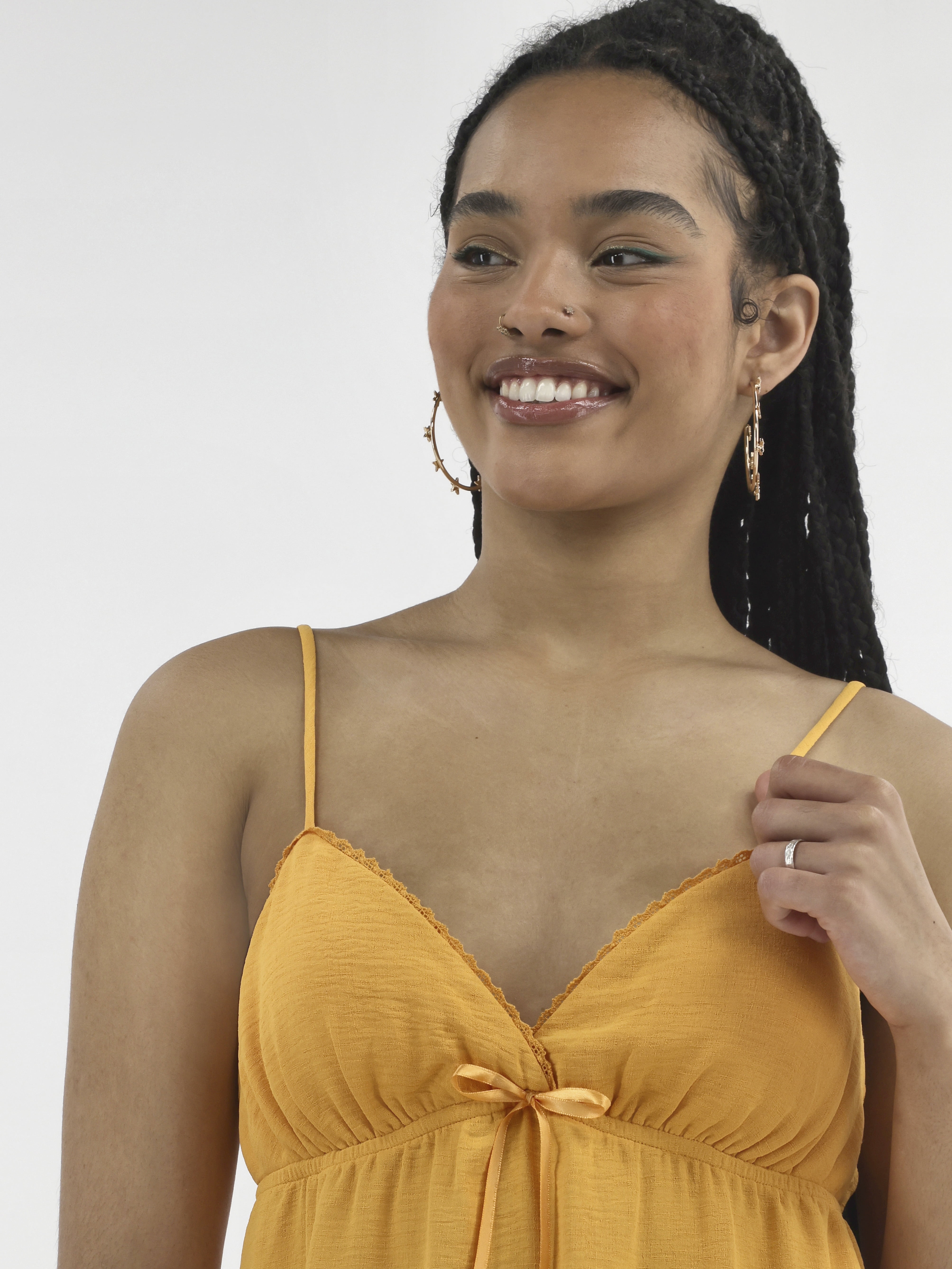 No Boundaries Babydoll Tank Top, Women's