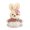 E, variant on Handcrafted Bunny Bear Plush Toy with Handmade Dress Soft Stuffed Animal Doll Featuring Premium PP Cotton Filling Reinforced Seams for Longevity Huggable Birthday Gift