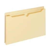 Office Depot Manila Double-Top File Jackets, 2in. Expansion, Letter Size, Pack Of 25, 458161OD