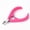 Pink, variant on Nail Cuticle Nipper Clipper Pusher Manicure Finger Toe Nail Art Tool