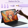 thumbnail image 4 of Antier Stylus Pen for iPad, 13 mins Fast Charging Stylus with Palm Rejection, Tilt Sensitivity, for 2018 or Later iPad Air 3/4/5, iPad Mini 5/6, iPad 6/7/8/9/10, iPad Pro 11", iPad Pro 12.9", 4 of 12