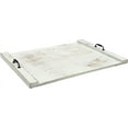 thumbnail image 3 of Board Stove Cover, Wooden Stove Top Covers for Electric Stove & Gas Burner with Handles, Stove Burner Covers Decorative Tray for Kitchen (White, 21.65''x30.3''), 3 of 8