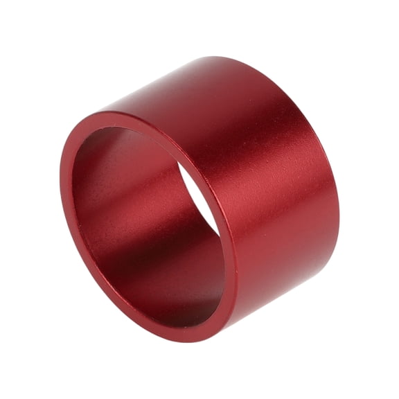 Unique Bargains Bike Headset Spacer, 20mm MTB Bicycle Headset Stem Fork Washer Universal for 1 1/8 Inch Front Stem Fork Threadless Aluminum Alloy Red