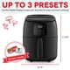 thumbnail image 2 of DASH Freidora de aire Tasti-Crisp™, 2.6 cuartos de galón, negro - Freidora compacta para alimentos saludables en minutos, ideal para espacios pequeños, apagado automático, 2 of 4