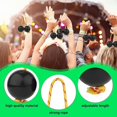 thumbnail image 3 of Kashaka Instrument Aslatuas Rhythmic Ball, Cas Cas Kashaka Musical Percussion Instrument African Asalato Shaker Rattle, 3 of 5