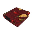 thumbnail image 2 of KLL Hot Chili Print Fleece Throw Blanket, Horizontal Fleece Bedding Cute Soft Blankets Comfy Fleece Flannel Plush Home Decor for Couch & Bed -40"x30", 2 of 9