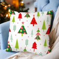 thumbnail image 2 of Jtckarpu Christmas Decorations Outdoor Yard Merry Christmas Christmas Snowman Leather Pillow Case, 2 of 2