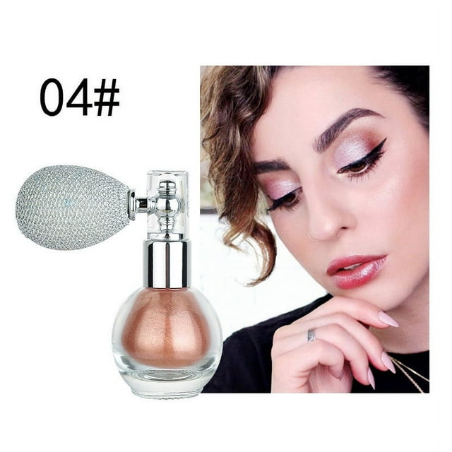 FcBaudy Shimmering Spray Powder,Highlighter Powder Spray, Body Glitter Face High Gloss Spray Highlighter Loose Powder Makeup Spray For Face Body Cosmetic the Highlighter
